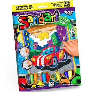 Фреска – картина из песка Sand Art Машина SA-01-01