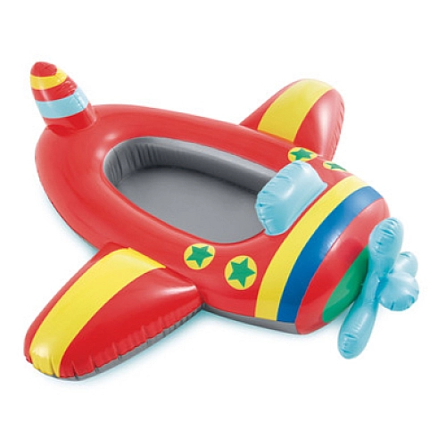 Човен дитячий надувний INTEX 59380NP Літак Pool Cruisers, від 3-6 років