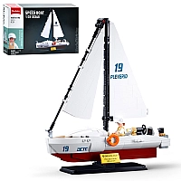 Конструктор Sluban морская серия, Яхта 260 деталей M38-B1190