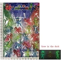 Фігурки «Герої в масках» (PJ Masks) BW778005G Світяться в темряві (20 шт. на листі)