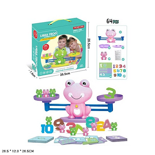 Розвиваюча гра цифровий баланс математичні ваги рожева жаба SSD-6688