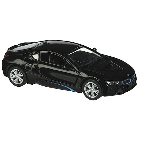 Машинка металева Kinsmart 1:36 BMW i8 інерційна, колір Чорний KT5379W
