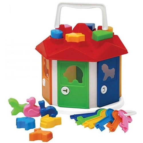Розвиваюча іграшка Будиночок-сортер "Розумний малюк" ТехноК 2438