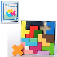Дерев'яна іграшка головоломка Пентаміно Геометричний Тетріс MD2460