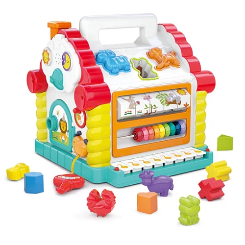 Розвиваючий Будинок Сортувальник Фігур з Музикою та Світлом HOLA 9196