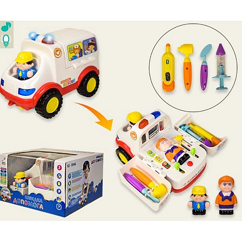 Ігровий набір "Швидка допомога" - Мобільна медстанція K1-7046