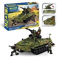 Конструктор IBLOCK Армія "БТР-Д+ЗУ-232" 969 деталей PL-921-474