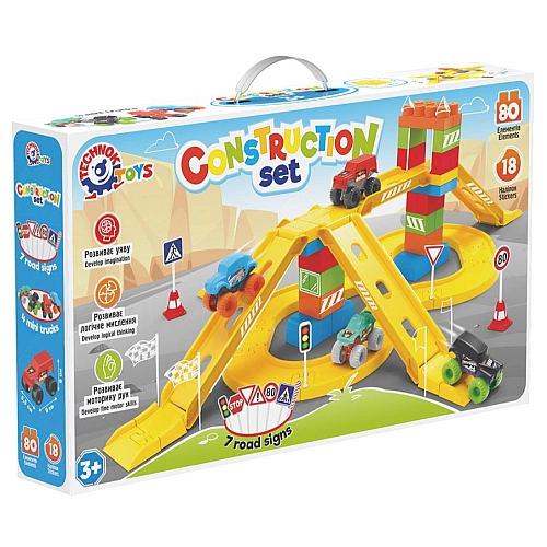 Іграшка Конструктор-Трек 80 деталей 8461