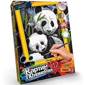 Картина за номерами 320*230 (Панди) велика ДАНКО ТОЙС