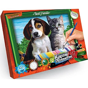 Картина за номерами 320*230 (Друзі) велика ДАНКО ТОЙС