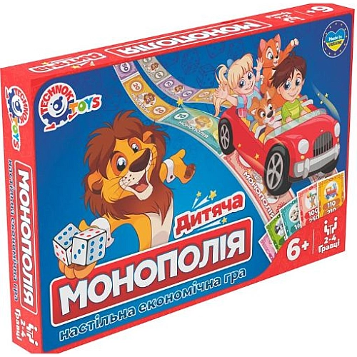 Настільна гра "Дитяча монополія", арт. 0755