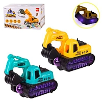 Екскаватор 833-10 батар., муз., 2 кольори, світ., Короб. 16,8*9,3*10см