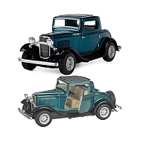 Машинка металева Kinsmart 1:34 1932 Ford 3-Window Coupe KT5332W / Зелений