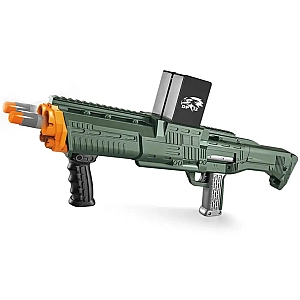 Игрушечный двуствольный автомат-гранотомёт с мягкими пулями HAWKEYE DP-12 (WJ-610) Зелений