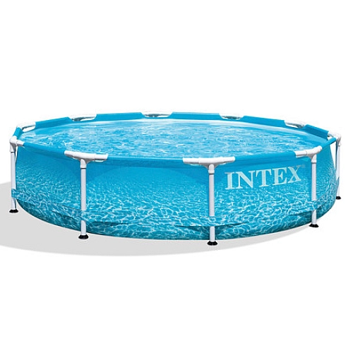 Intex Басейн каркасний 28206 NP круглий, діаметр 305см, висота 76см, об'єм 4485л, у коробці
