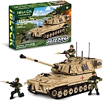 Конструктор IBLOCK Армія, САУ М109, 1323 деталі, 3 фігурки PL-921-510
