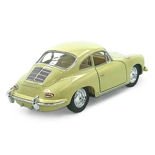 Машинка металева Porsche 356 B Carrera 2 Kinsmart 1:32 інерційна KT5398W колір бежевий
