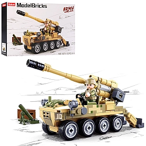 Конструктор Sluban Мобильная артиллерия 159 деталей M38-B0751
