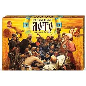 Настільна сімейна гра Лото "Козацьке" (дерев'яні бочата) DTG48