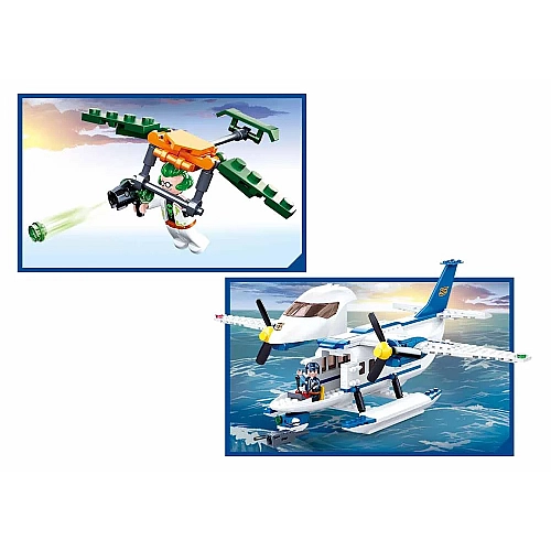 Конструктор Sluban Полиция: Воздушное преследование 380 деталей M38-B0826