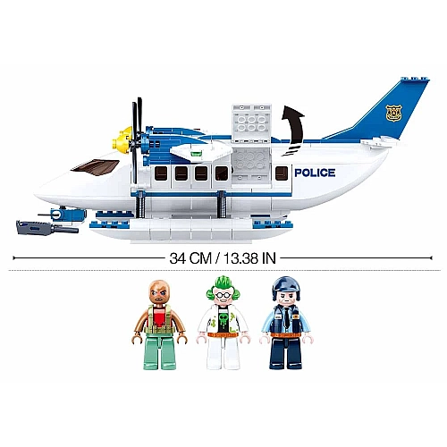 Конструктор Sluban Полиция: Воздушное преследование 380 деталей M38-B0826