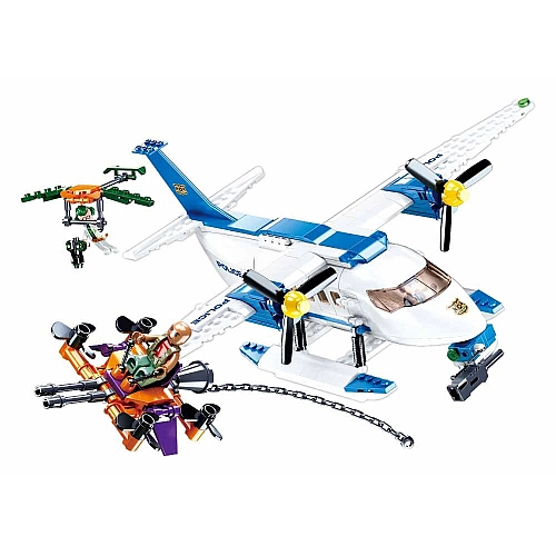 Конструктор Sluban Полиция: Воздушное преследование 380 деталей M38-B0826
