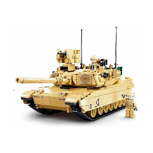 Конструктор SLUBAN Танк Abrams M1A2 781 деталь M38-B0892