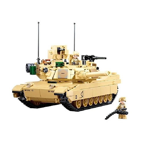 Конструктор SLUBAN Танк Abrams M1A2 781 деталь M38-B0892