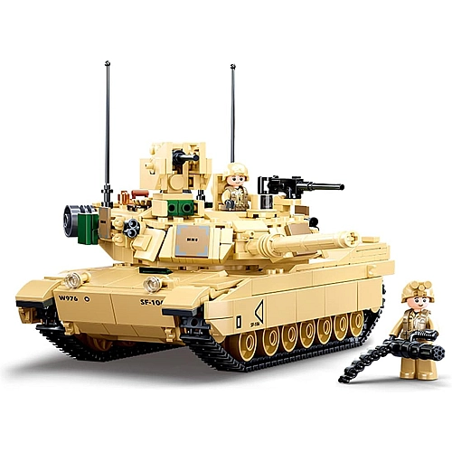 Конструктор SLUBAN Танк Abrams M1A2 781 деталь M38-B0892