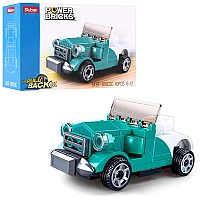 Конструктор SLUBAN M38-B0933C ретромашин, інер-я, 49дет, в коробці, 14-9,5-4,5см