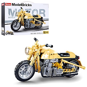 Конструктор SLUBAN M38-B0959 Військовий Мотоцикл, 16,8см, 223 деталі