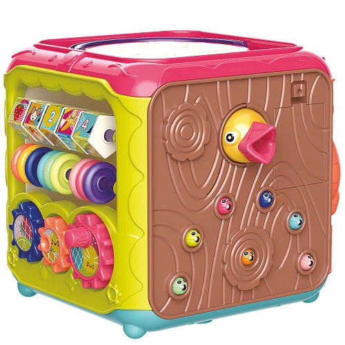 Розвиваюча іграшка для малюків Ігровий центр 6в1 Куб-сортер FT 0029 AB