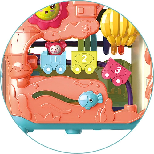 Розвиваюча іграшка для малюків Ігровий центр 6в1 Куб-сортер FT 0029 AB