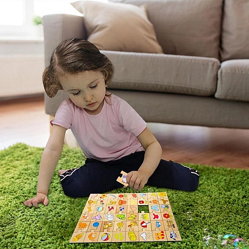 Дерев'яні пазли "Асоціації" MD2884 – 48 елементів для навчання