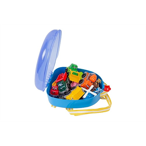 Іграшка "Транспорт Міні ТехноК" набір машинок у рюкзаку 9253