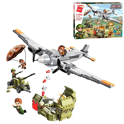 Конструктор Qman Combat Zones: Повітряне бомбардування, 557 деталей