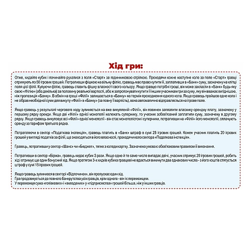 Настільна гра "Дитяча монополія" 0755