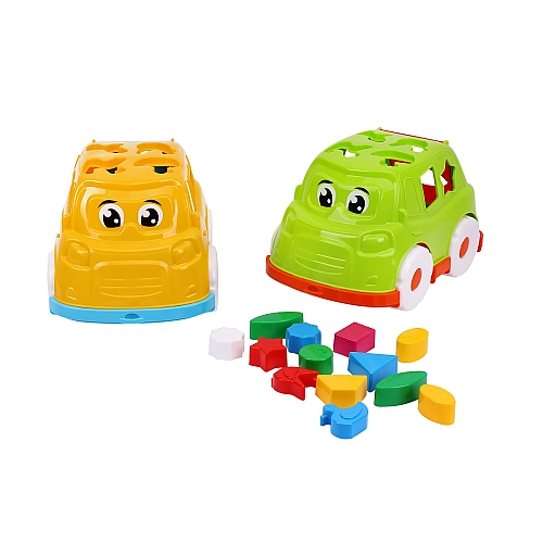 Іграшка "Автобус-сортер 5903": Кольорові Форми, Безпечний Пластик