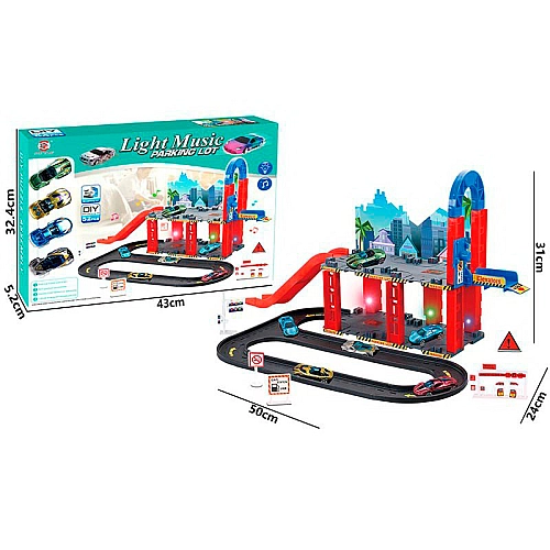 Ігровий Гараж з машинками 0908-75A зі світлом і звуком