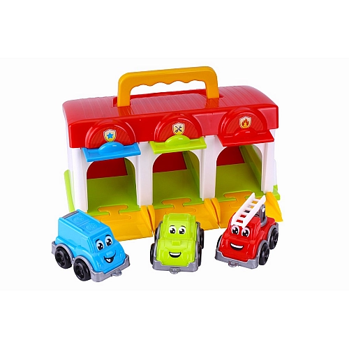 Гараж з машинками з підйомними воротами 8416