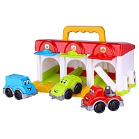 Гараж з машинками з підйомними воротами 8416