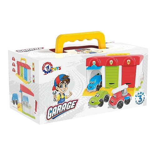 Гараж з машинками з підйомними воротами 8416