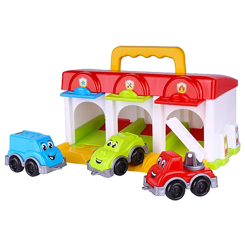 Гараж з машинками з підйомними воротами 8416