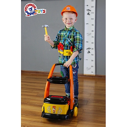 Ігровий набір інструментів ТехноК з возиком і каскою (арт. 6511) для дітей