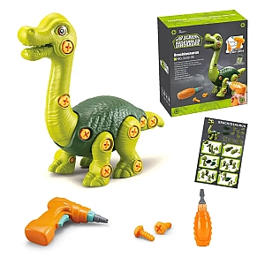 Винтовой конструктор с дрелью и отверткой "Собери своего динозавра" 3169-36