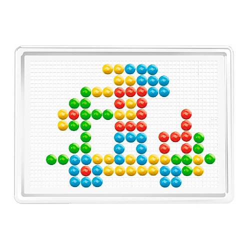 Мозаика 5 ТехноК (арт. 3374) на 240 деталей (13 мм) в кейсе-саквояже для детей от 5 лет