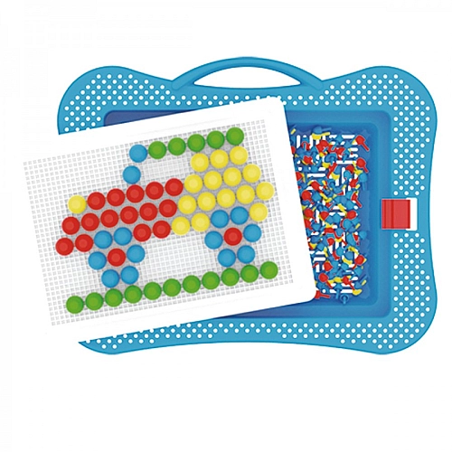 Детский мозаичный набор ТехноК 3381: 140 цветных элементов для творчества