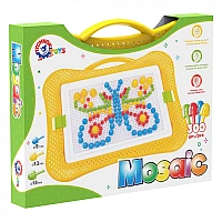 Мозаїка 7 ТехноК (арт. 2100) — набір 300 фішок різного розміру (9, 13, 18 мм) у кейсі