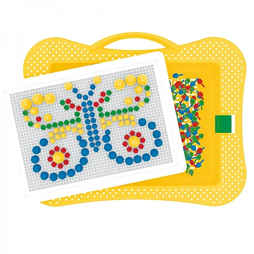 Мозаїка 7 ТехноК (арт. 2100) — набір 300 фішок різного розміру (9, 13, 18 мм) у кейсі