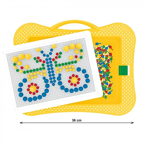 Мозаїка 7 ТехноК (арт. 2100) — набір 300 фішок різного розміру (9, 13, 18 мм) у кейсі